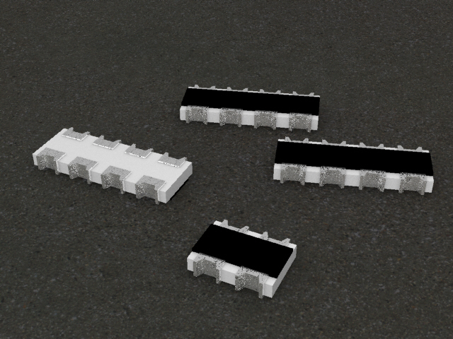 电阻阵列SMD 0805 2x和4x